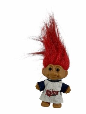Vintage Russ MLB Good Luck TROLL MN Twins Red Hair Tag 1991 Baseball Minnesota